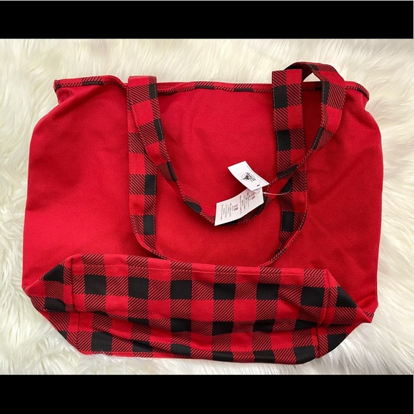 Mickey and Minnie Candy Cane Heart Tote - Picture 3 of 5